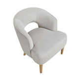 Joyce Beige Swivel Chair from Homelegance - Luna Furniture