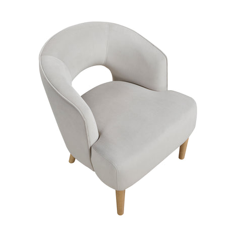 Joyce Beige Swivel Chair from Homelegance - Luna Furniture