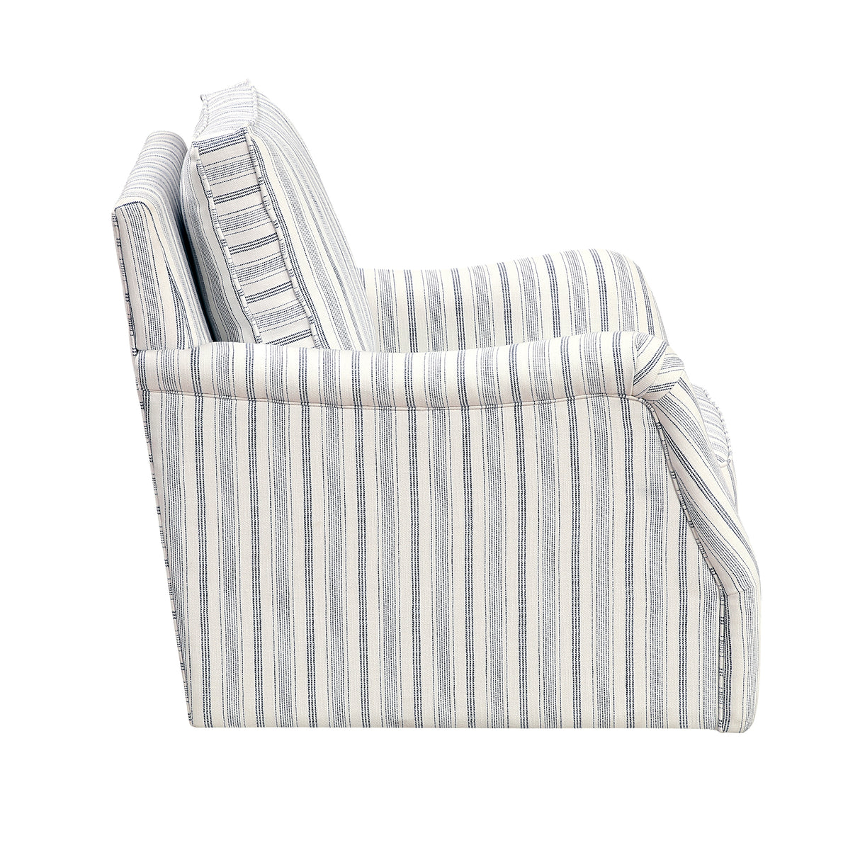 Bowden Off White/Blue Swivel Chair from Homelegance - Luna Furniture
