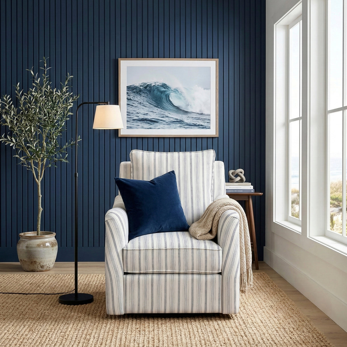 Vienna Beige Swivel Chair