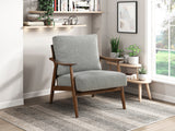 Barton Gray Accent Chair from Homelegance - Luna Furniture