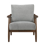 Barton Gray Accent Chair from Homelegance - Luna Furniture