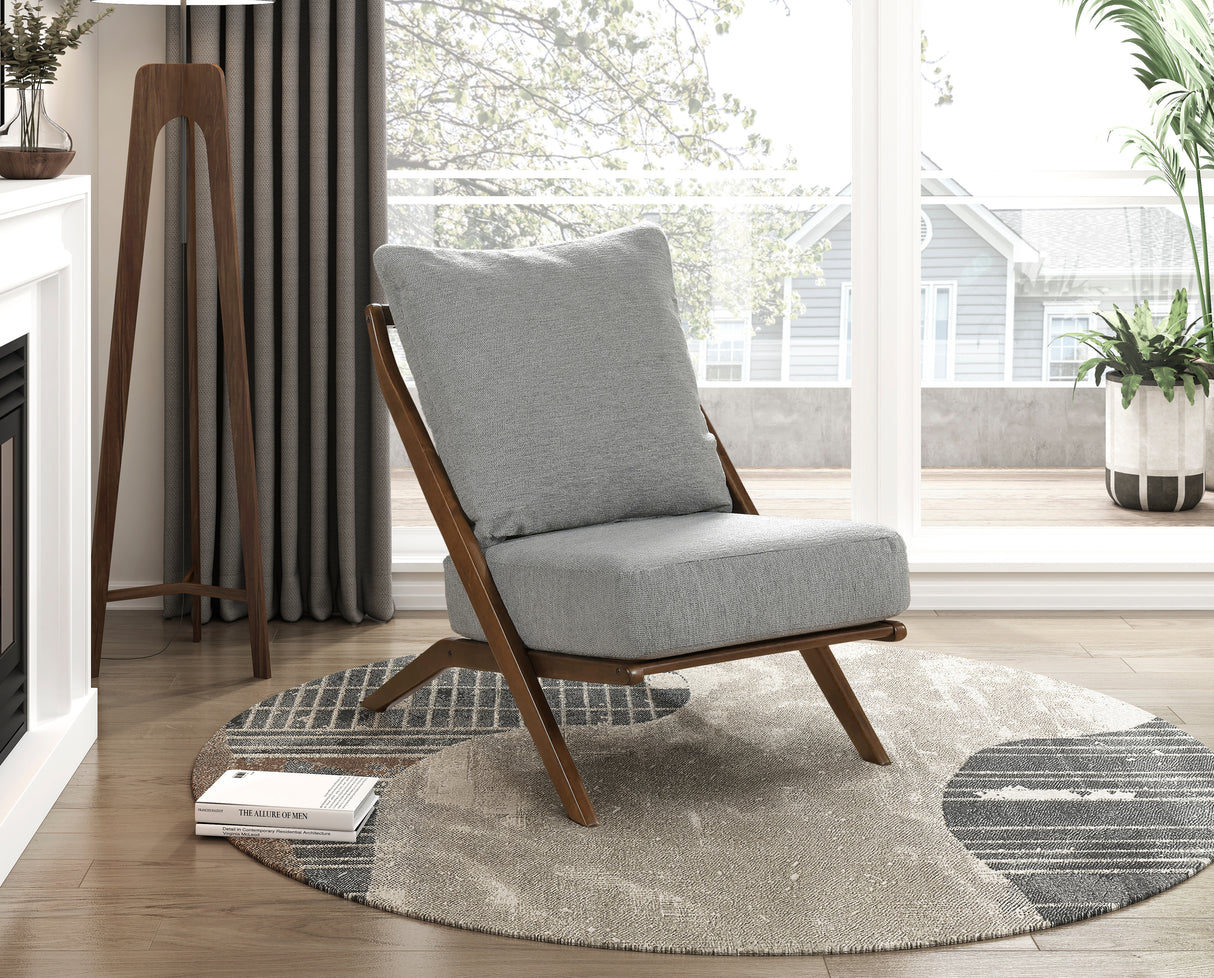 Audrey Gray Accent Chair from Homelegance - Luna Furniture