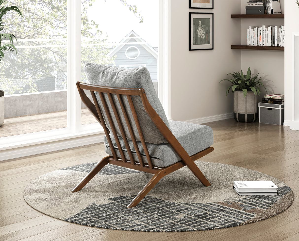 Audrey Gray Accent Chair from Homelegance - Luna Furniture