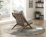 Audrey Gray Accent Chair from Homelegance - Luna Furniture