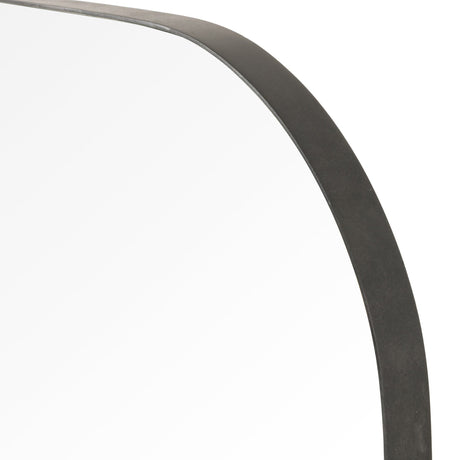 Bellvue Square Mirror in Rustic Black from Four Hands - Luna Furniture