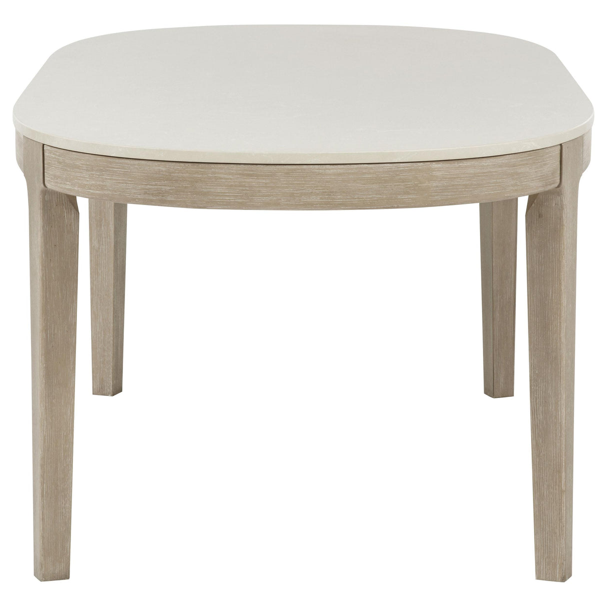 Lucaire 84-inch Cultured Marble Top Dining Table Honed Cream from Coaster - Luna Furniture