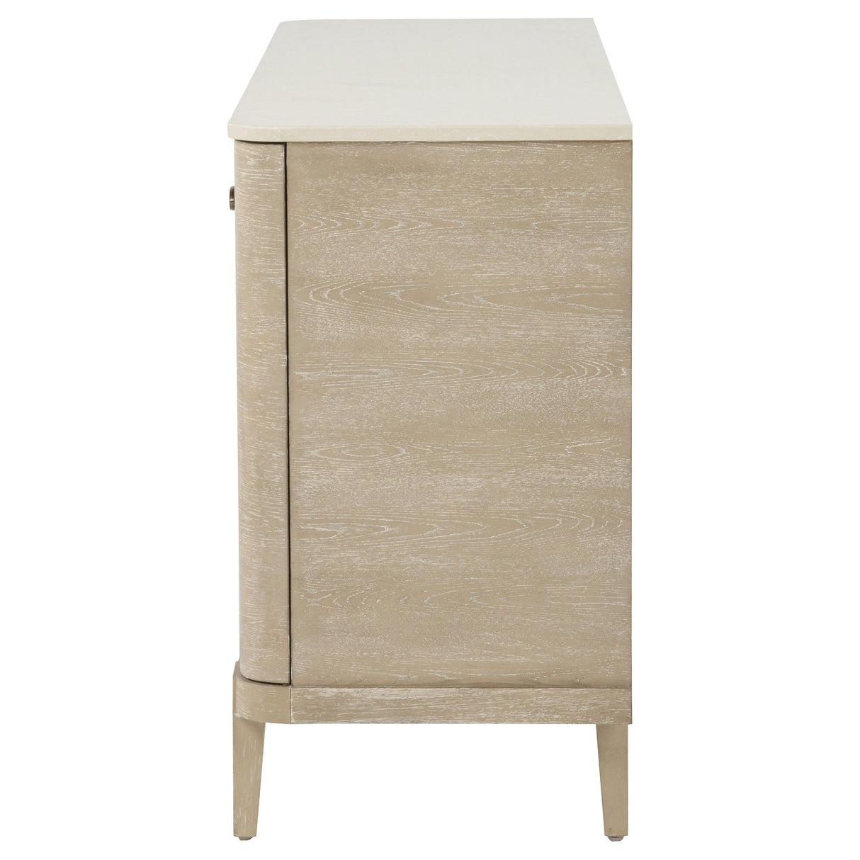 Lucaire Sandstone 2-Door and 3-Drawer Cultured Marble Top Sideboard from Coaster - Luna Furniture