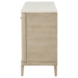 Lucaire Sandstone 2-Door and 3-Drawer Cultured Marble Top Sideboard from Coaster - Luna Furniture