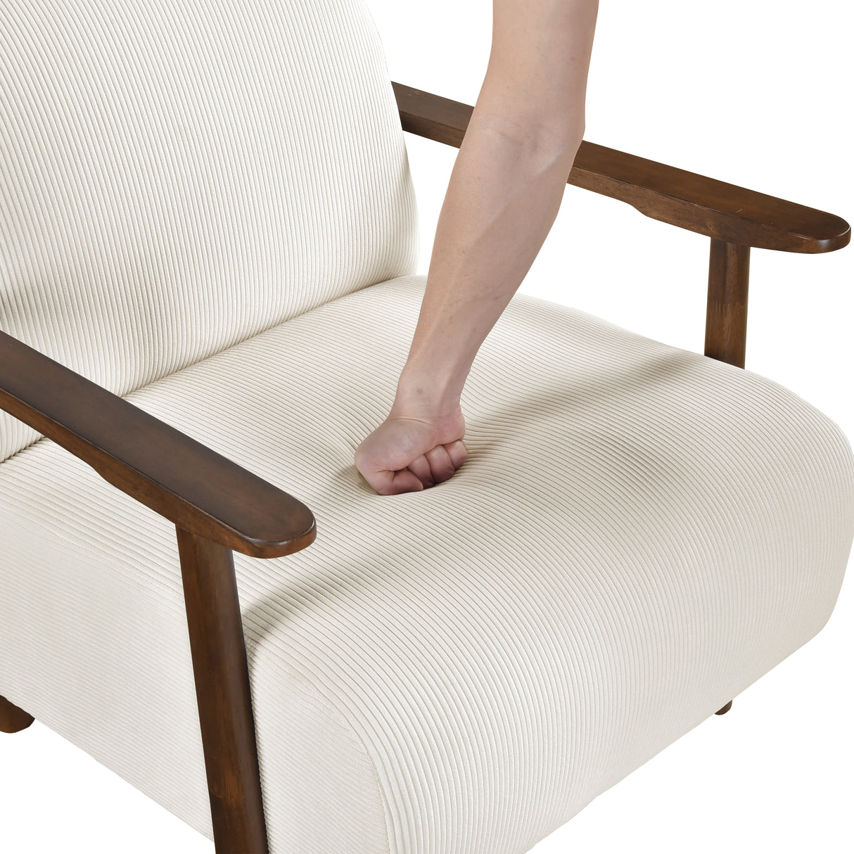 Ezra Beige Accent Chair from Homelegance - Luna Furniture