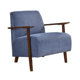 Ezra Blue Accent Chair from Homelegance - Luna Furniture