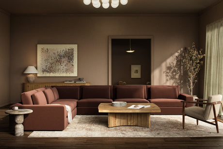 Mays Table Lamp in Vintage Brown Porcelain Ceramic from Four Hands - Luna Furniture