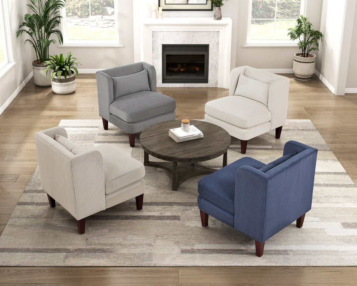 Forrester Taupe Accent Chair from Homelegance - Luna Furniture
