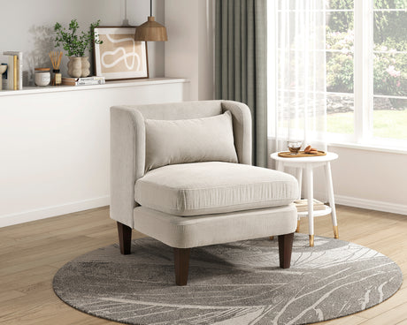 Forrester Taupe Accent Chair from Homelegance - Luna Furniture