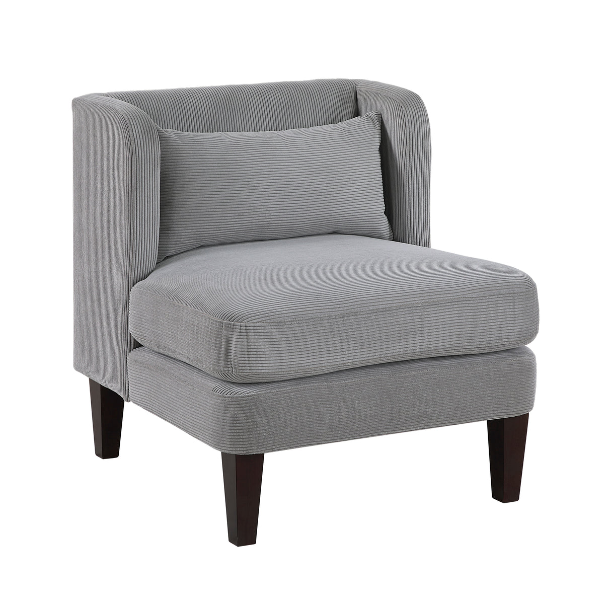 Forrester Dark Gray Accent Chair from Homelegance - Luna Furniture