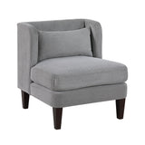 Forrester Dark Gray Accent Chair from Homelegance - Luna Furniture