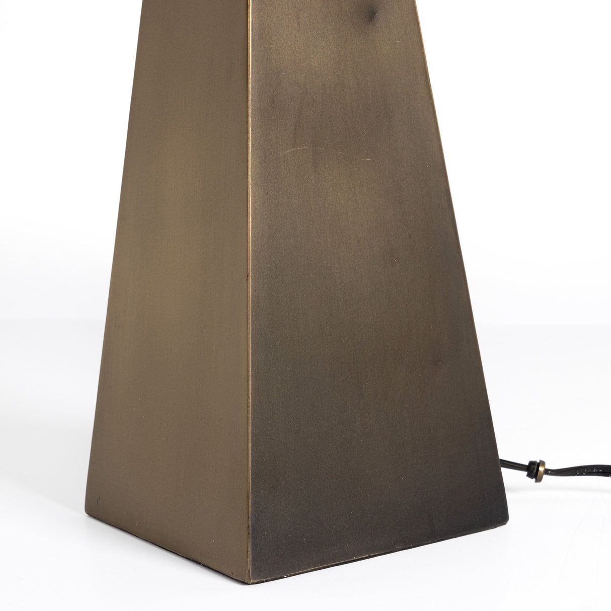 Leander Table Lamp in Dark Antique Brass from Four Hands - Luna Furniture