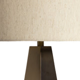 Leander Table Lamp in Dark Antique Brass from Four Hands - Luna Furniture