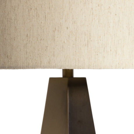 Leander Table Lamp in Dark Antique Brass from Four Hands - Luna Furniture