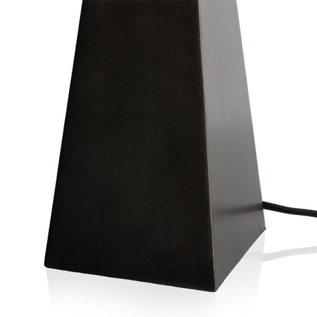 Leander Table Lamp in Dark Antique Pewter from Four Hands - Luna Furniture