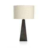 Leander Table Lamp in Dark Antique Pewter from Four Hands - Luna Furniture