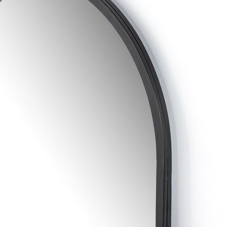 Dawson Floor Mirror in Matte Black from Four Hands - Luna Furniture