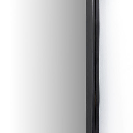 Dawson Floor Mirror in Matte Black from Four Hands - Luna Furniture
