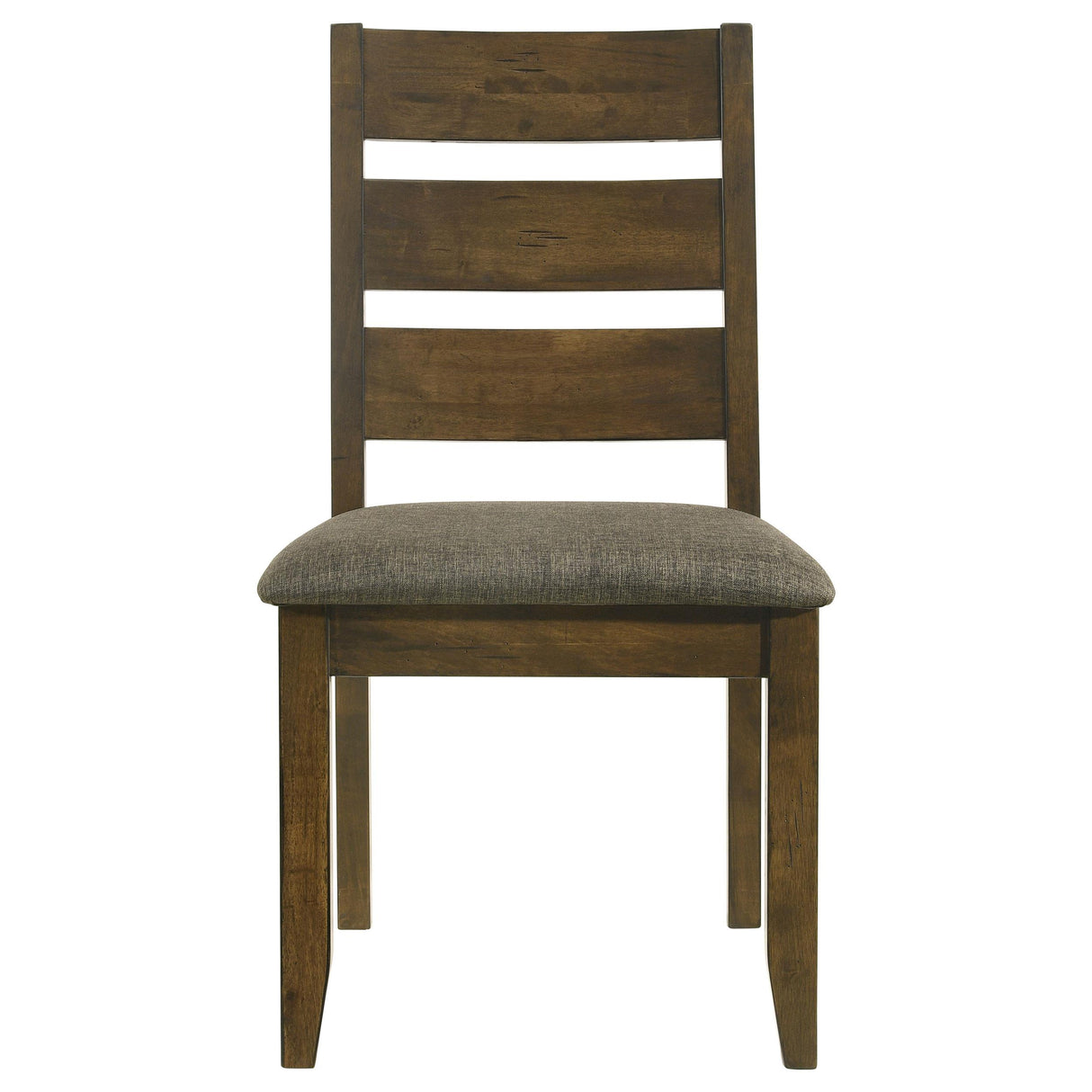 Alston Knotty Nutmeg and Gray Ladder Back Dining Side Chairs, Set of 2 from Coaster - Luna Furniture