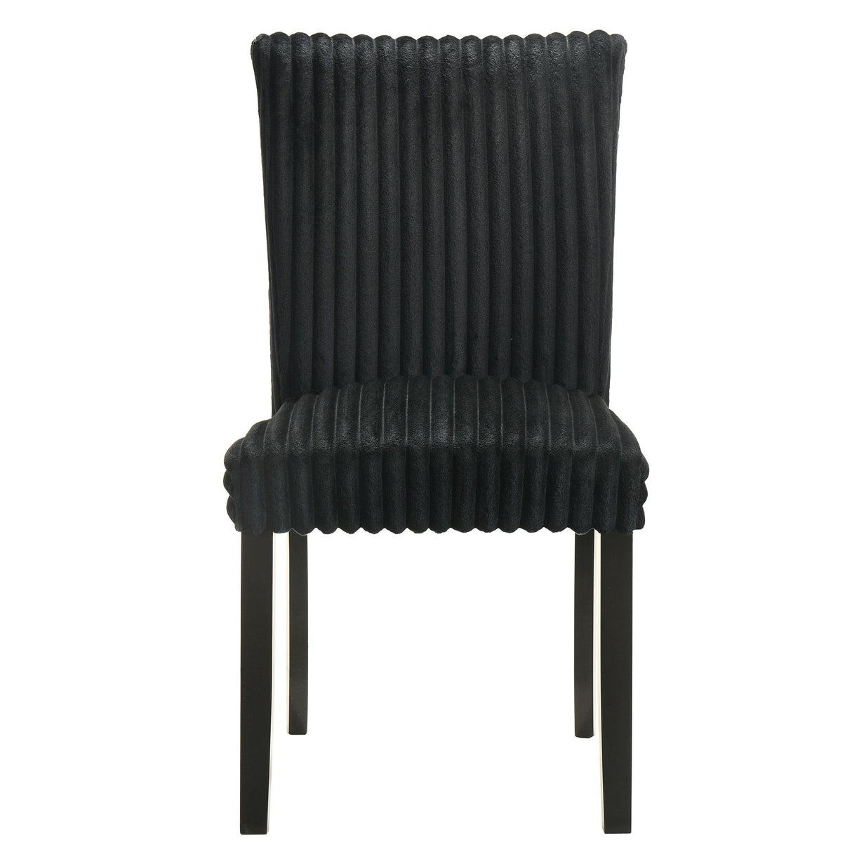 Dermott Black Upholstered Parson Dining Side Chair, Set of 2 from Coaster - Luna Furniture