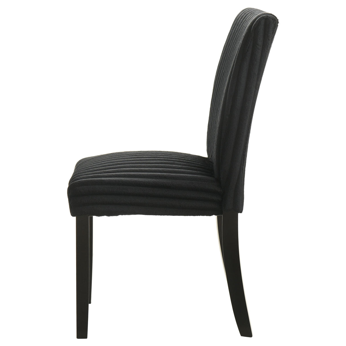 Dermott Black Upholstered Parson Dining Side Chair, Set of 2 from Coaster - Luna Furniture