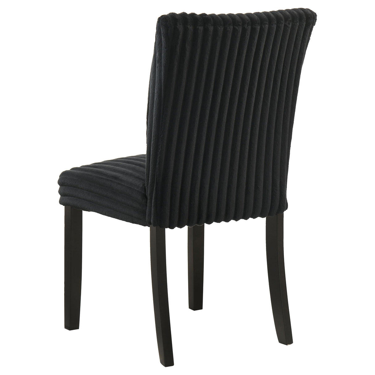 Dermott Black Upholstered Parson Dining Side Chair, Set of 2 from Coaster - Luna Furniture