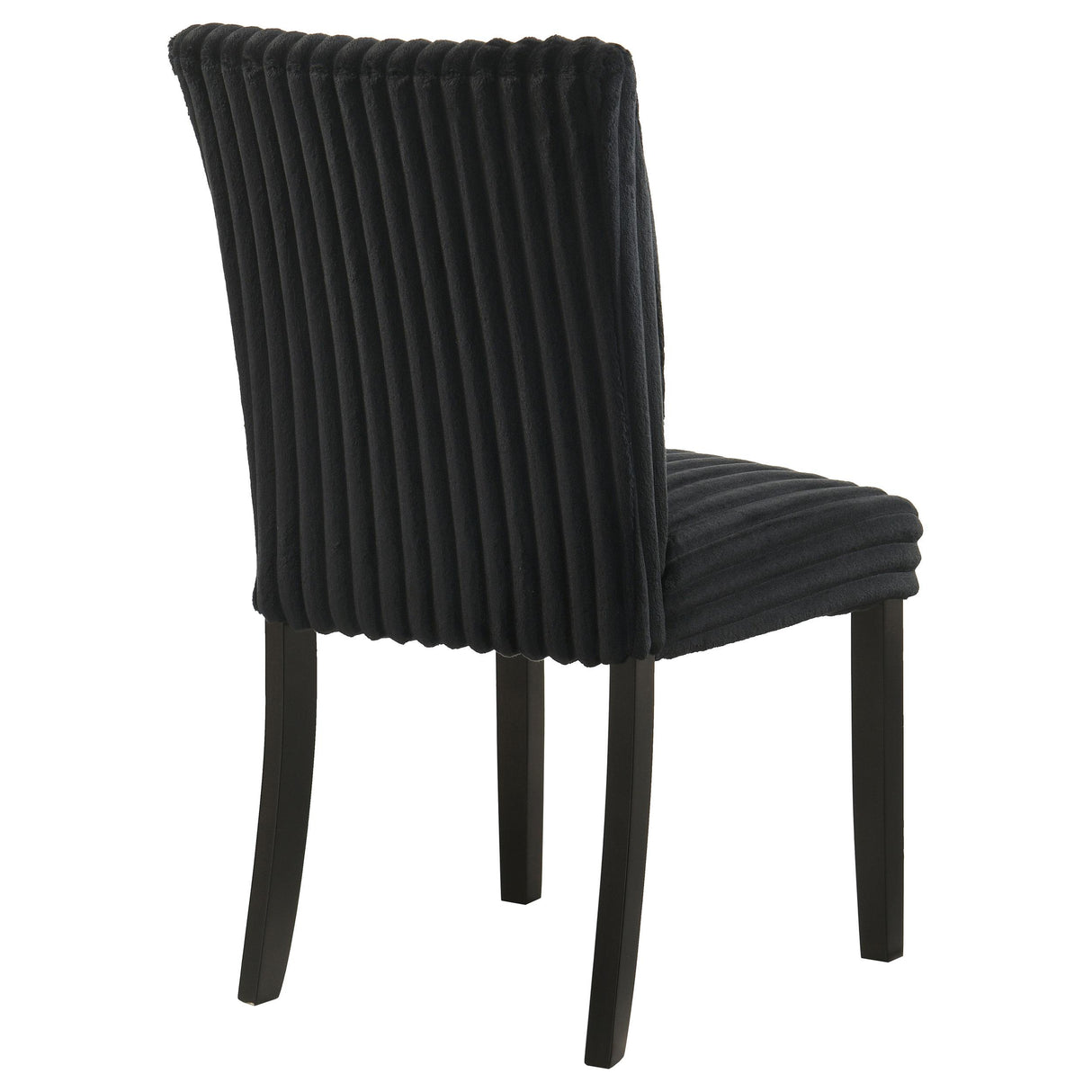 Dermott Black Upholstered Parson Dining Side Chair, Set of 2 from Coaster - Luna Furniture