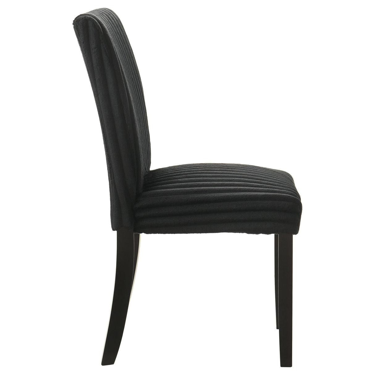 Dermott Black Upholstered Parson Dining Side Chair, Set of 2 from Coaster - Luna Furniture