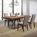 Spring Creek 5-Piece Rectangular Slat Dining Set from Coaster - Luna Furniture