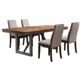 Spring Creek 5-Piece Rectangular Slat Dining Set from Coaster - Luna Furniture
