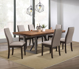 Spring Creek 7-Piece Rectangular Slat Dining Set from Coaster - Luna Furniture