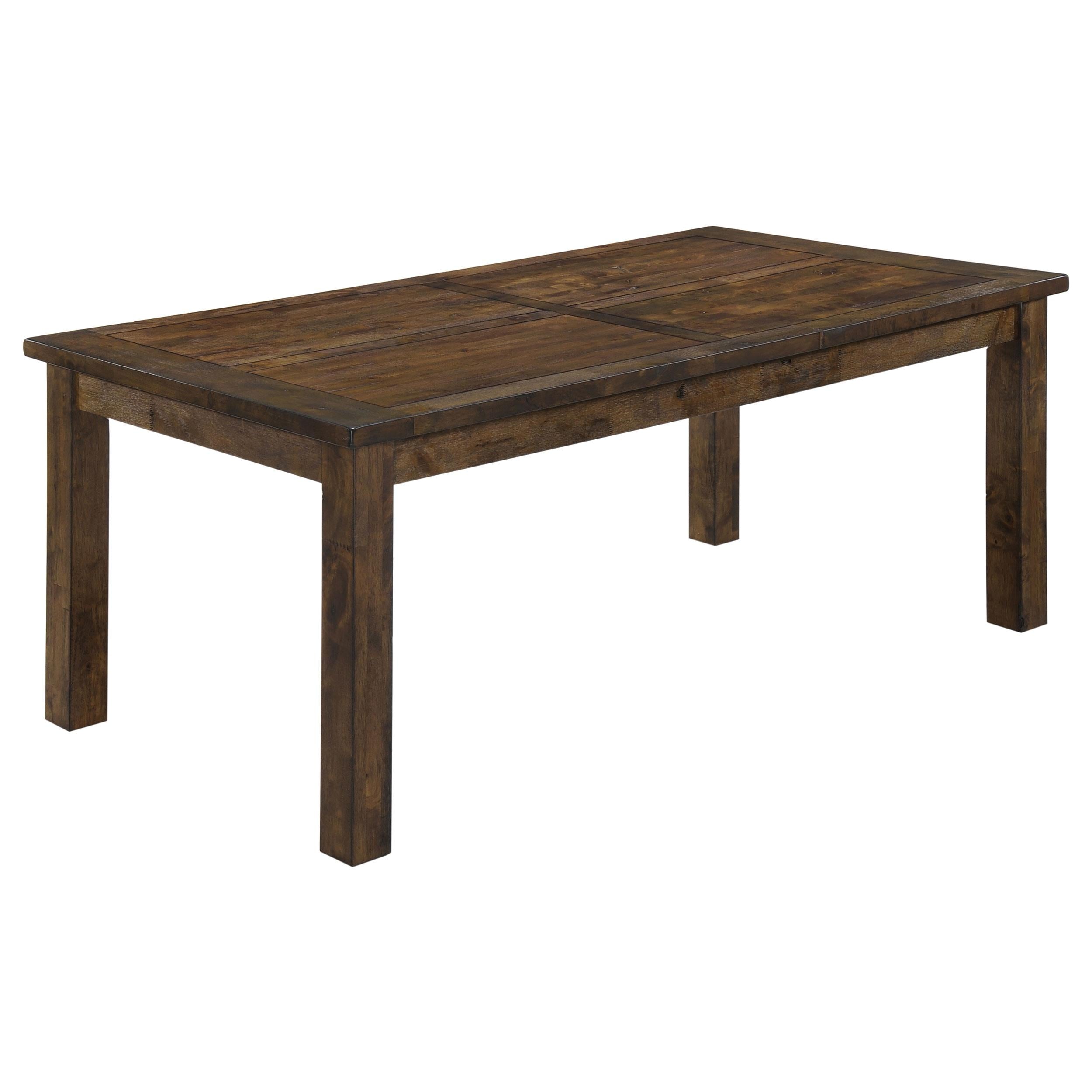 Coleman Dining Room Set Rustic Golden Brown - Luna Furniture