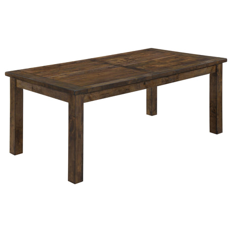 Coleman Rustic Golden Brown 7-Piece Dining Set from Coaster - Luna Furniture