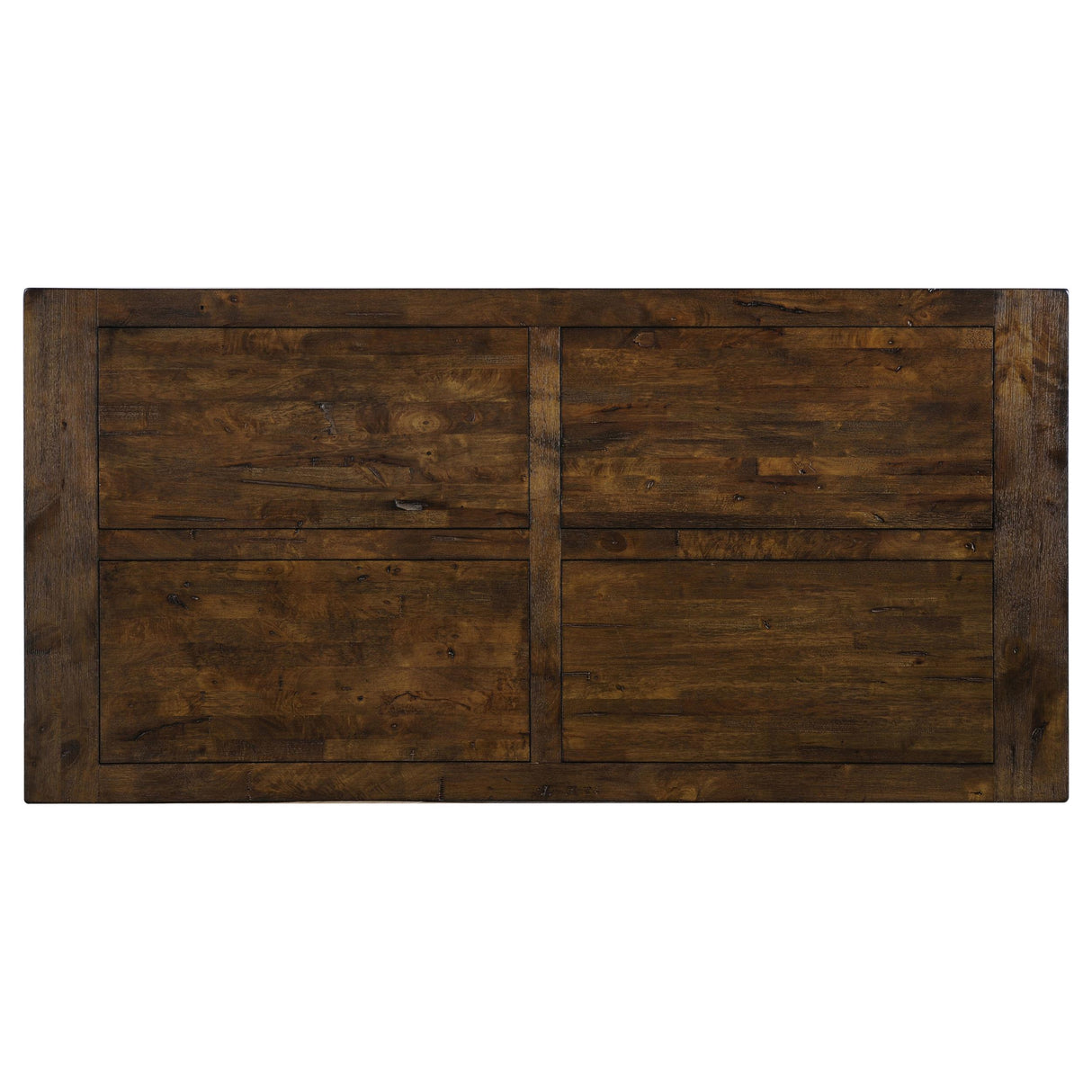 Coleman Rustic Golden Brown Rectangular Dining Table from Coaster - Luna Furniture