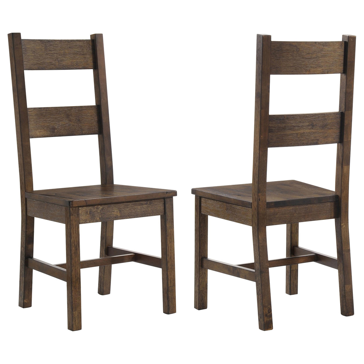 Coleman Rustic Golden Brown Dining Side Chairs, Set of 2 from Coaster - Luna Furniture