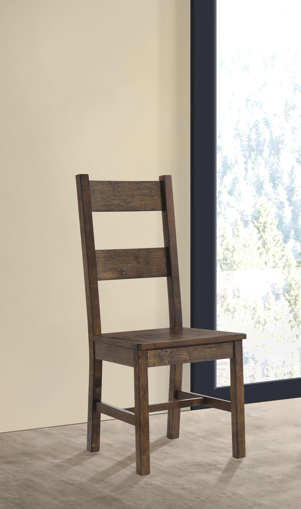 Coleman Rustic Golden Brown Dining Side Chairs, Set of 2 from Coaster - Luna Furniture