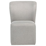 Jaelynn Beige Upholstered Parsons Dining Side Chair, Set of 2 from Coaster - Luna Furniture