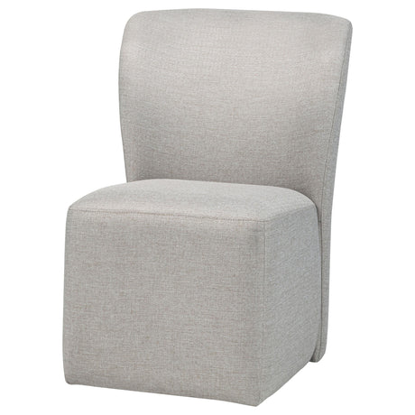 Jaelynn Beige Upholstered Parsons Dining Side Chair, Set of 2 from Coaster - Luna Furniture