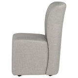 Jaelynn Beige Upholstered Parsons Dining Side Chair, Set of 2 from Coaster - Luna Furniture