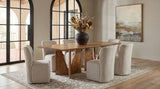 Jaelynn Beige Upholstered Parsons Dining Side Chair, Set of 2 from Coaster - Luna Furniture