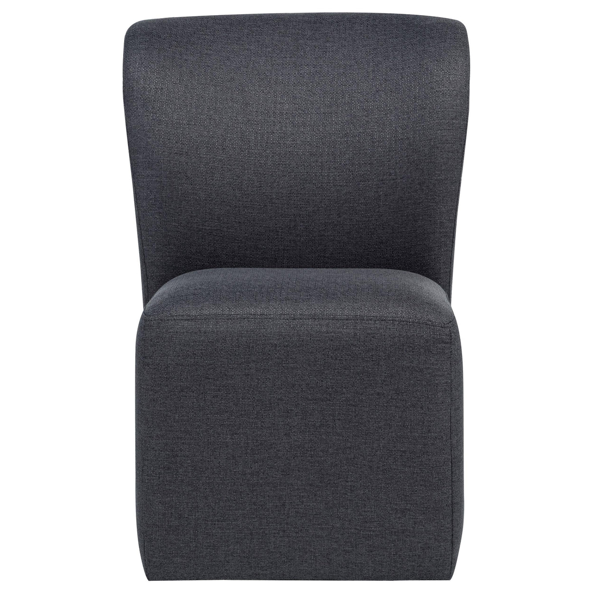 Jaelynn Charcoal Upholstered Parsons Dining Side Chair, Set of 2 from Coaster - Luna Furniture