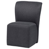 Jaelynn Charcoal Upholstered Parsons Dining Side Chair, Set of 2 from Coaster - Luna Furniture