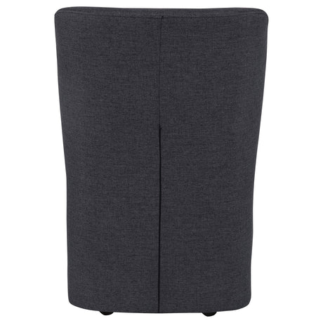 Jaelynn Charcoal Upholstered Parsons Dining Side Chair, Set of 2 from Coaster - Luna Furniture
