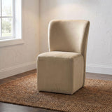 Jaelynn Tan Upholstered Parsons Dining Side Chair (Set of 2) from Coaster - Luna Furniture
