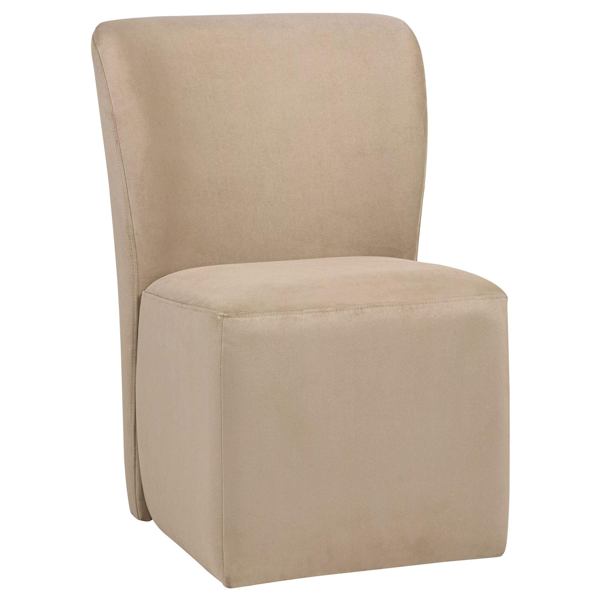 Jaelynn Tan Upholstered Parsons Dining Side Chair (Set of 2) from Coaster - Luna Furniture
